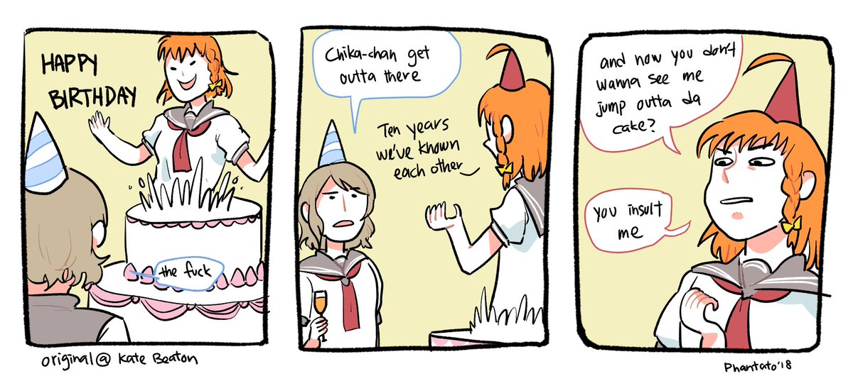 happy birthdya youchan

parody of the best comic of the century by Kate Beaton>> https://t.co/cNNp6tCrjS 