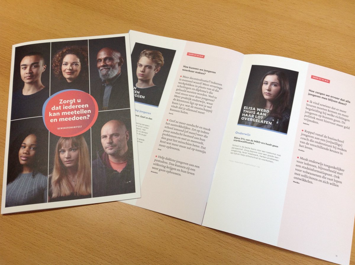 MeetellenM's tweet photo. Het bewonersmanifest is klaar. Donderdag ontbijt en presentatie in Buurthuis de Kronkel in #DenHaag. Dank voor alle ideeën uit de wijk! https://t.co/FX68VUPRDf