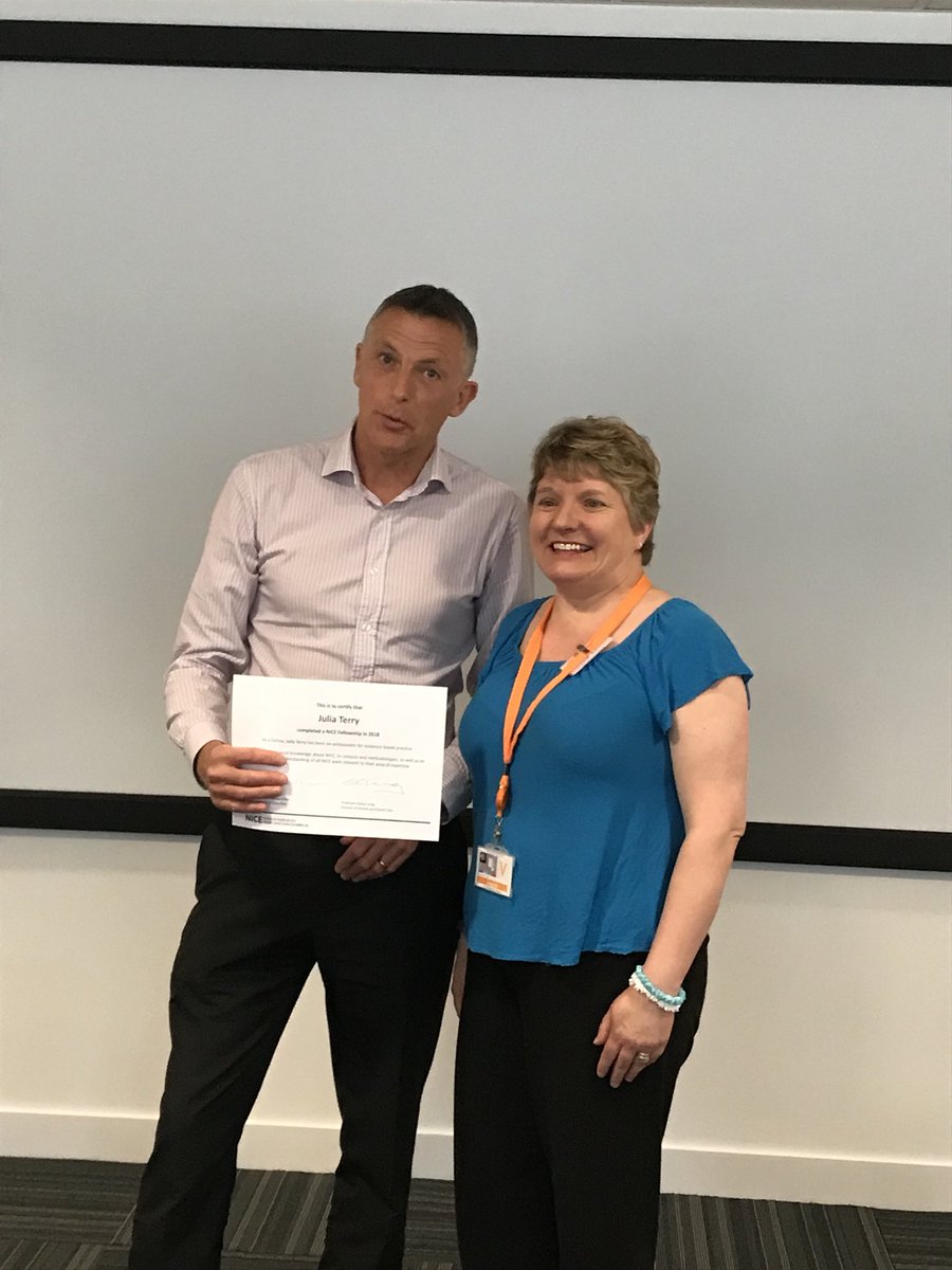 JuliaTerry123's tweet photo. Final day as #NICEFellow learnt so much. Great opportunity to promote public & patient involvement & NICE student champion scheme @NICEcomms @fitzogeraldino @HumanandHealth https://t.co/3EpK98c7IZ