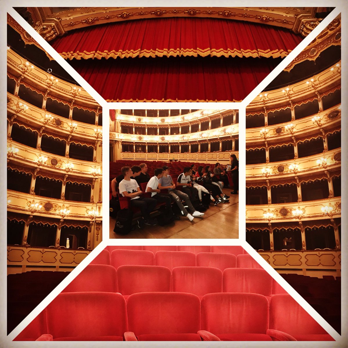 Vandaag bezoeken we het prachtige theater in Cremona😍! @UrsulaHorn  @m_bemelmans #T3 #exchange2018