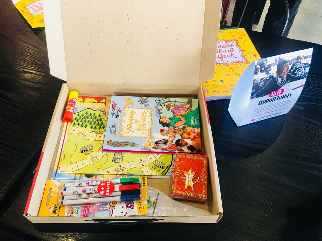 Mukandii's tweet photo. This #RedReadingBox is so cute and handy, it might actually even change negative stereotypes about the Zambian Reading Culture. #GiveOportunity https://t.co/XjDuHazgeR