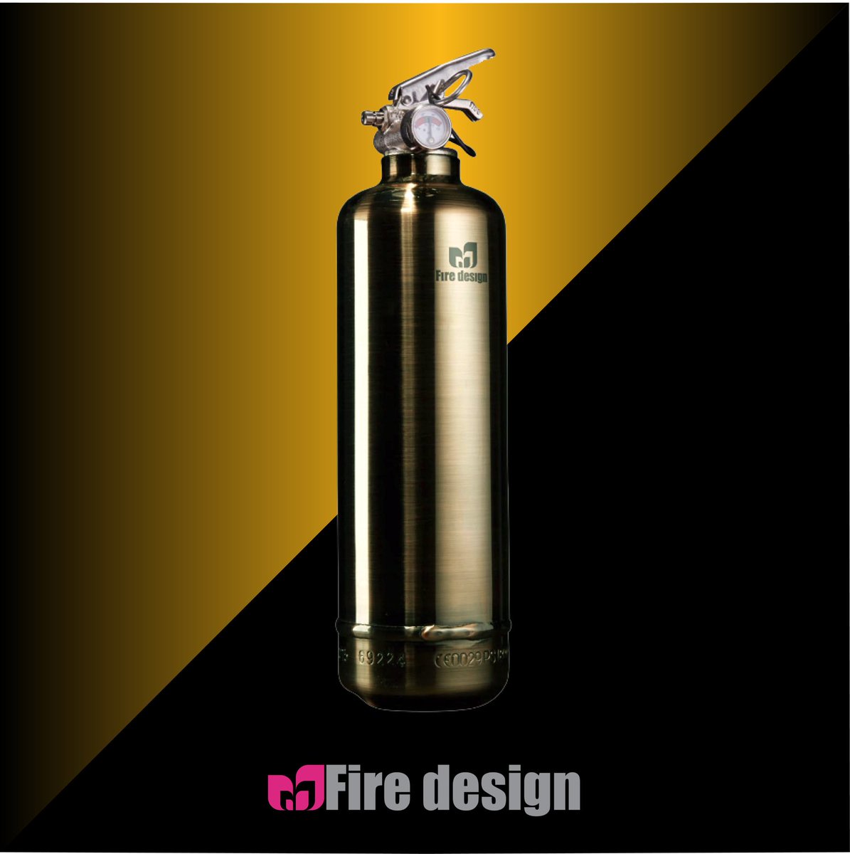 Fire design on Twitter: "A designer fire extinguisher GOLD Brossed by 👉  https://t.co/CVFWKscRaC 🔥 #designerfireextinguisher #firedesign #safety  #gold #extincteur #madeinfrance https://t.co/15uvumZ0p7" / Twitter