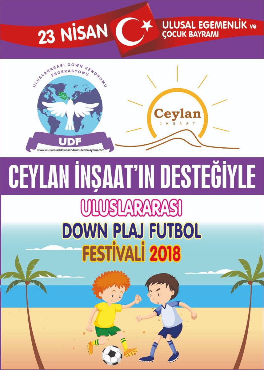 ceylaninsaatoff's tweet photo. Uluslararası Down Plaj Futbol Festivali, bu sene Ceylan İnşaat'ın desteğiyle Bodrum/Yalıkavak'ta! https://t.co/H6PmtxBWeF