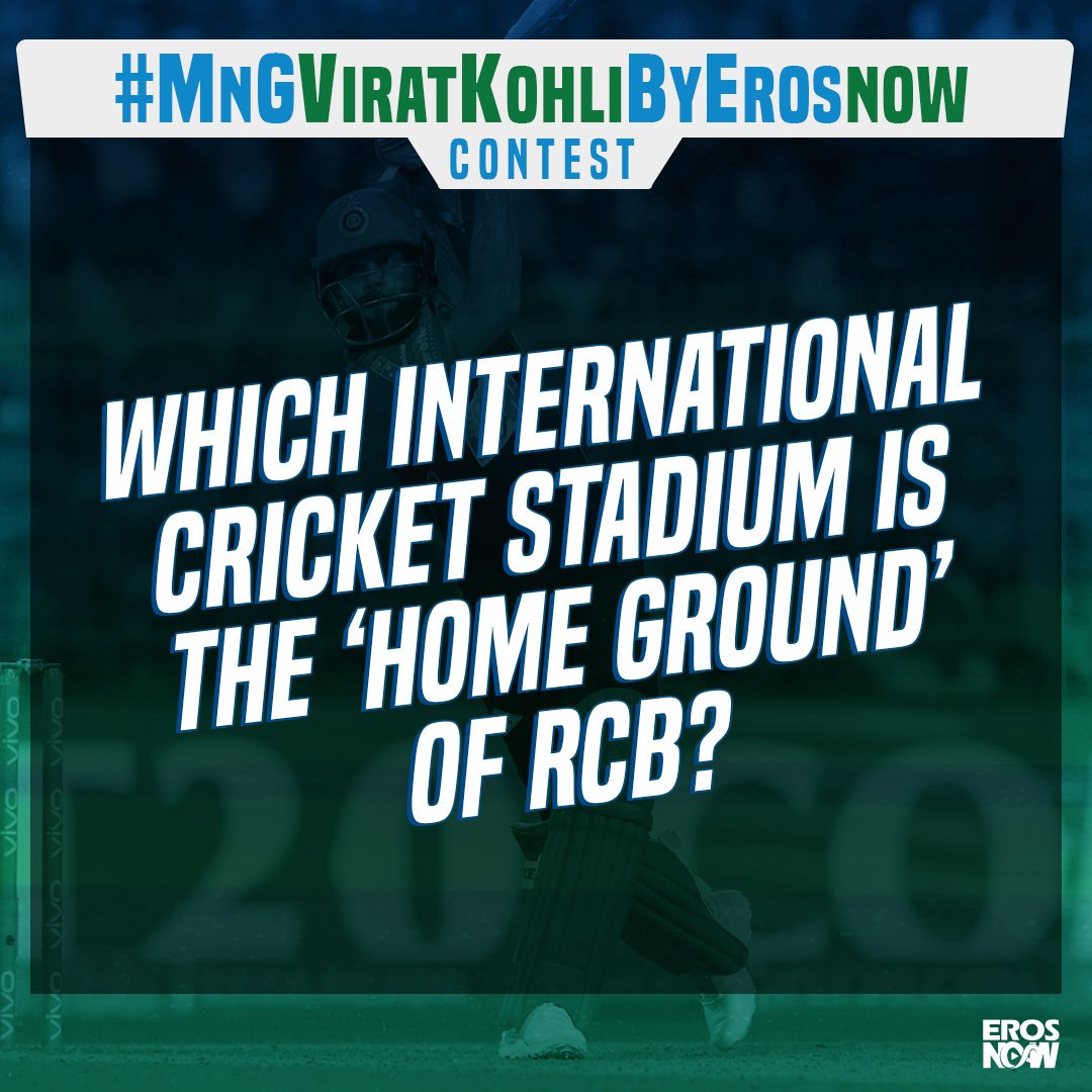 ErosUniverse_'s tweet photo. Question 4: #RCBians you know this well!😇
#MnGViratKohliByErosNow

#Contest | #ContestAlert | #ErosNow | @RCBTweets | #VivoIPL2018 | #MIvRCB | #ViratKohli | #RCB| #RoyalChallengersBangalore | @imVkohli https://t.co/KBbSwWivPd