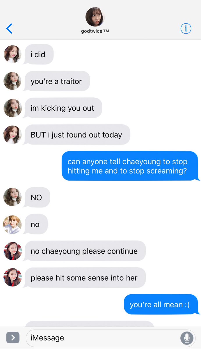 “Sorry, I have to go.” Dahyun told the girl she was facetiming. “I’ll text you later.”“Wait-“ Sana tried but the girl already hung up. “Who were you talking to?” Dahyun just shook her head. “Should I go? So you can finish that conversation?”“No, no, it wasn’t important.”