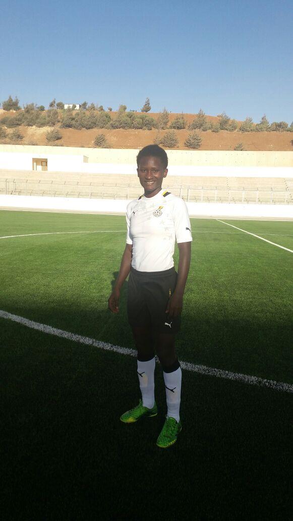 Mary Entoh is a young talented Defensive midfielder who joined the Black Maidens in  2015, schooled  at Tarkwa Kamssec before she moved to  Kumasi Academy SHS,the first club she played was KUSA then Police ladies in 2016 till date. Currently a member of Black Princesses team. HBD