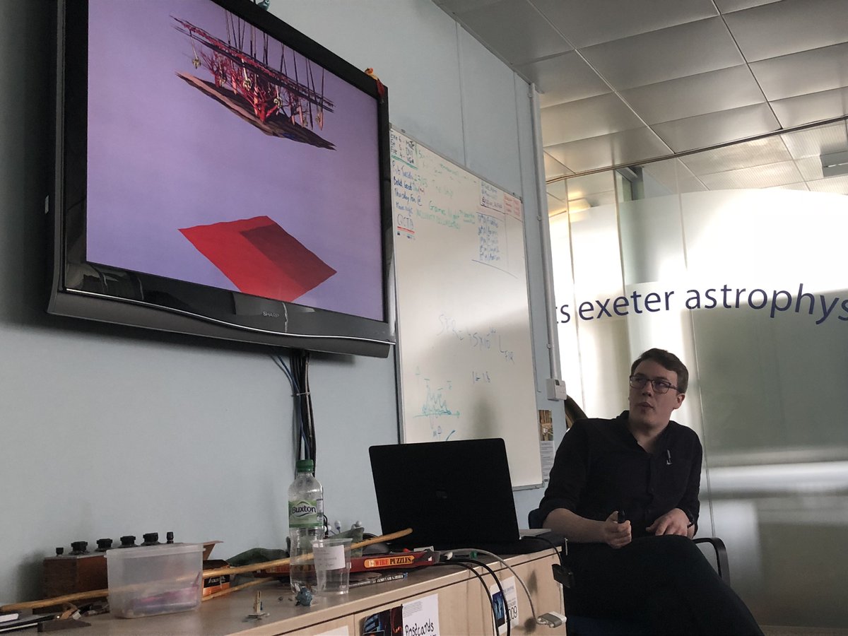 UoE_Astro's tweet photo. This weeks #teatimescience is given by postgraduate @F_Word_94 discussing his work on the design and validation of Arctorus, a Monte Carlo radiative transfer code that is positioned to help treat skin cancer. https://t.co/7gn66PTDZ8