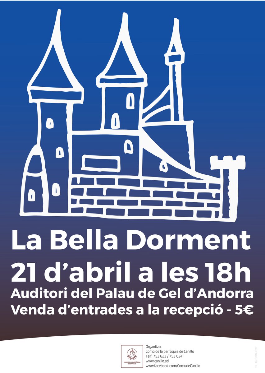 TEATRE INFANTIL "LA BELLA DORMENT"  21/04 18.00H
PALAU DE GEL. CANILLO
