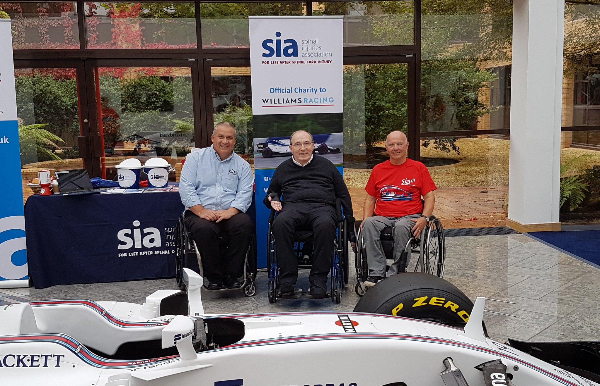 Happy birthday to Frank Williams from every at Spinal Injuries Association!   