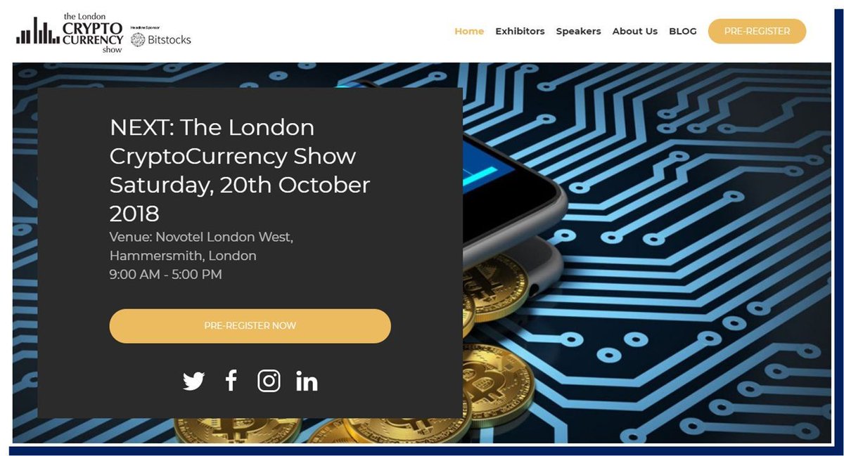 StephenPKendal's tweet photo. I am pleased to see that The London Cryptocurrency Show has just announced their next date. Saturday 20th October. AWESOME..!! Put it in your diary. #Steemit #LDNCryptoShow @LDN_CryptoShow
#LCCS #CryptoCurrency #London #JoinSteemit @Steemit https://t.co/bDF8keQlf2 https://t.co/utUaTzxa0O