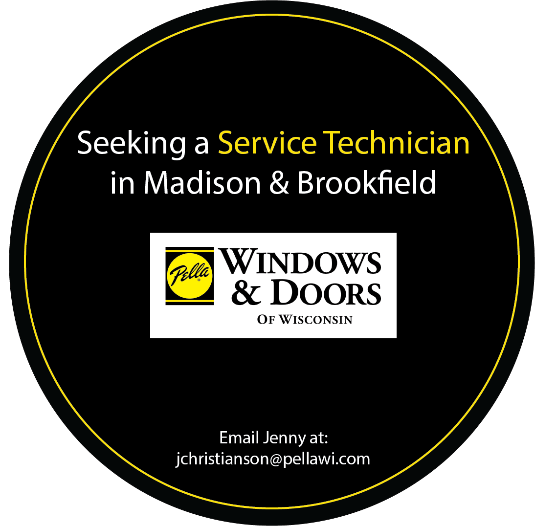 Pella_WI's tweet photo. If you’re looking for a great opportunity in Brookfield or Madison, please consider Pella Windows &amp; Doors of Wisconsin! https://t.co/4ReOQtEhaS