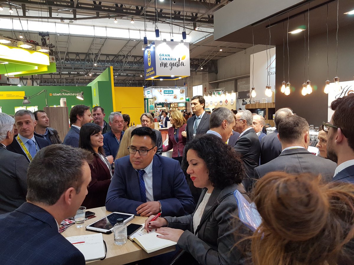 Visita institucional de @esFIAB en #Alimentaria2018 - @AlimentariaBCN | #ExcellenceOfSpain ➡ fiab.es