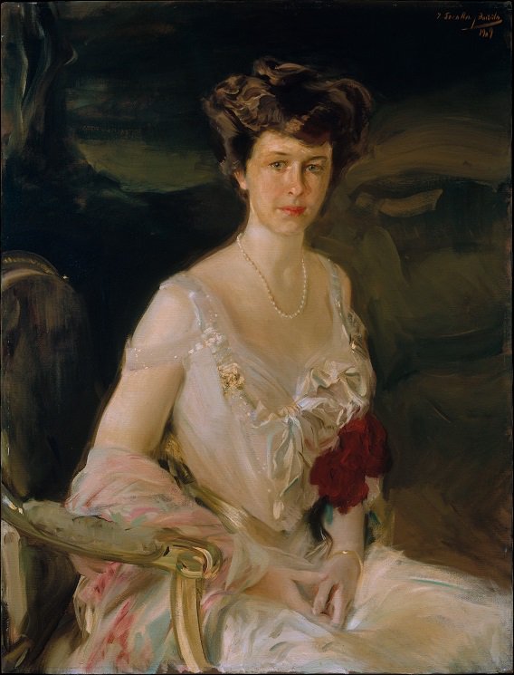 "Mrs. Winthrop W. Aldrich" by Joaquín Sorolla y Bastida, 1909, Oil on canvas
#AgelessArtz #art
