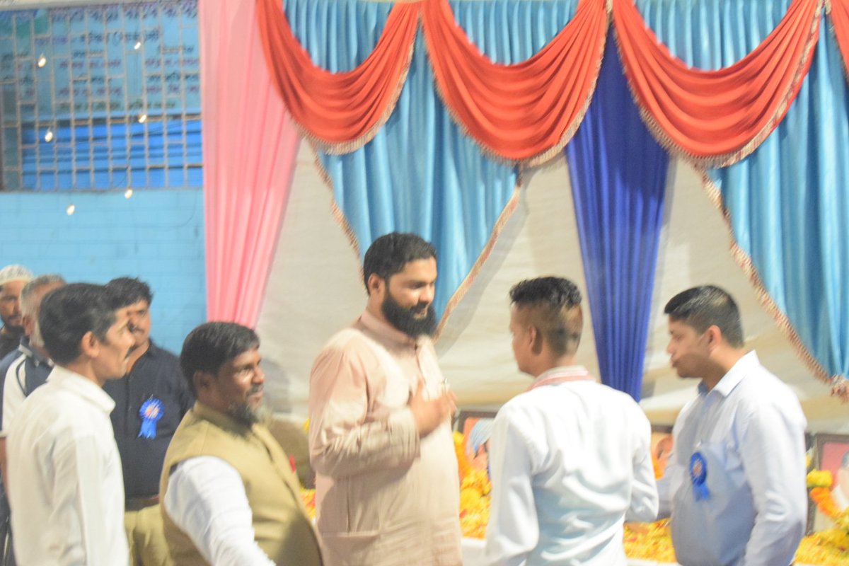 pathan_sumaya's tweet photo. #AIMIM Suburban Mumbai General Secretary
#Haji_Saalim_Qureshi
Attended the 127th Birth Anniversary of " Baba Saheb Ambedkar "organised
At Sant Dnyaneshwar Nagar #GulnazSaalimQureshi #MunicipalCouncillor #Ward92
#Mumbai
@asadowaisi @warispathan @GulnaazWard92 @MIMNewsExpress https://t.co/NLJNAQijZn