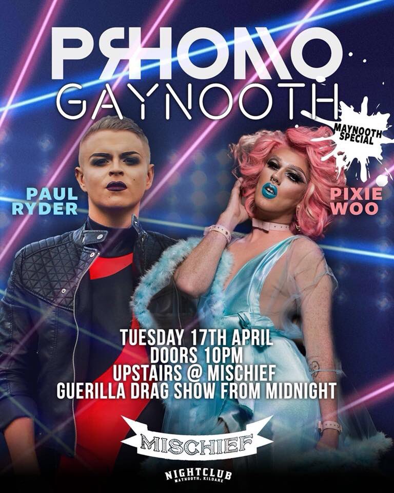 I’ve decided to let <a href="/Pixie_Woo/">Pixie Woo</a> slap a wig on me for tonight. She’s been begging me for ages so why not. Pint anyone? <a href="/PrHomo/">PrHomo @ The Hub</a>