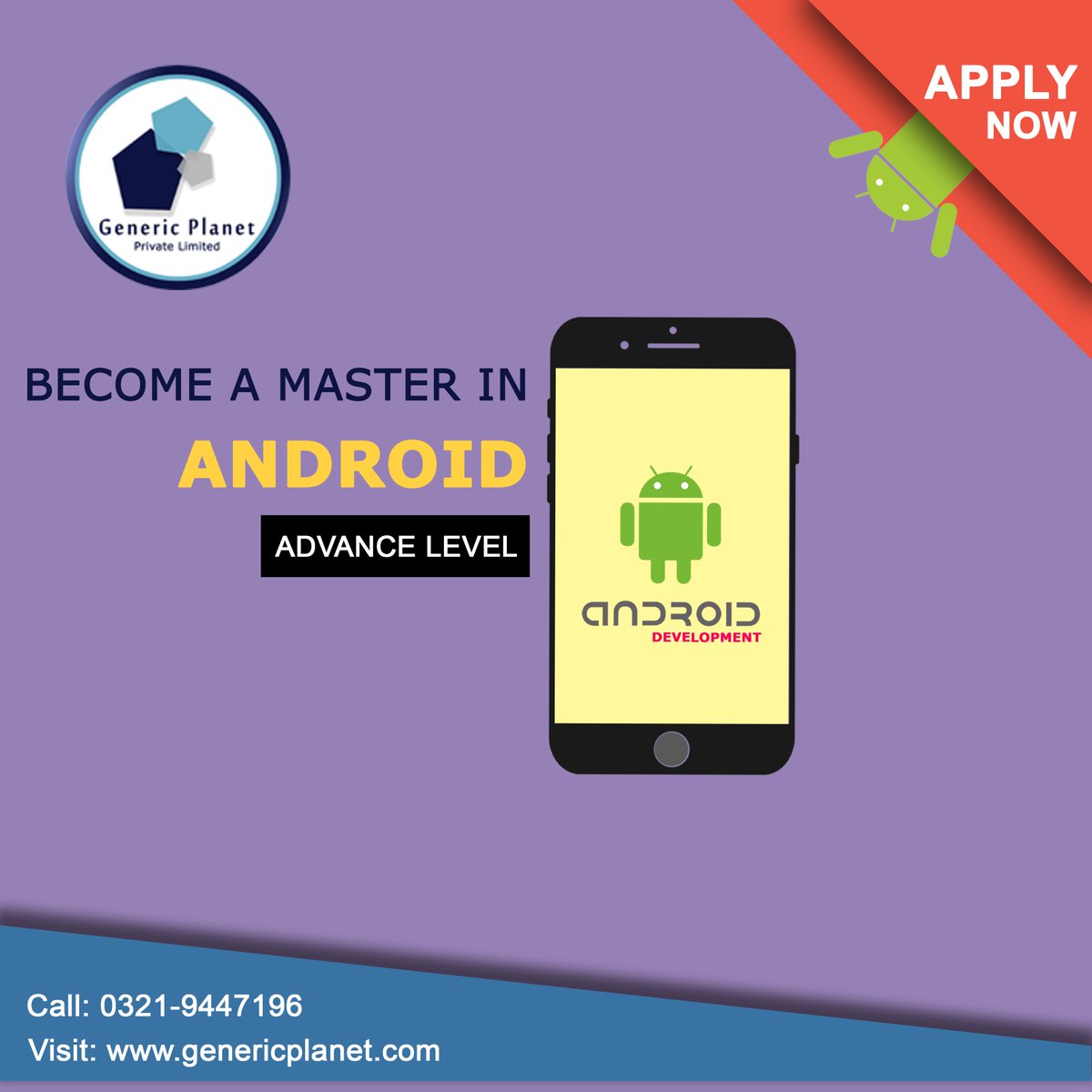 genericplanet's tweet image. #LearnAndroidDevelopment
For orientation class Registered yourself.
RegistrationLink: genericplanet.com/registration
#Training #IT #BestInstitute #Learning #FinalYearProjectIdea #GenericPlanet #Begeneric
