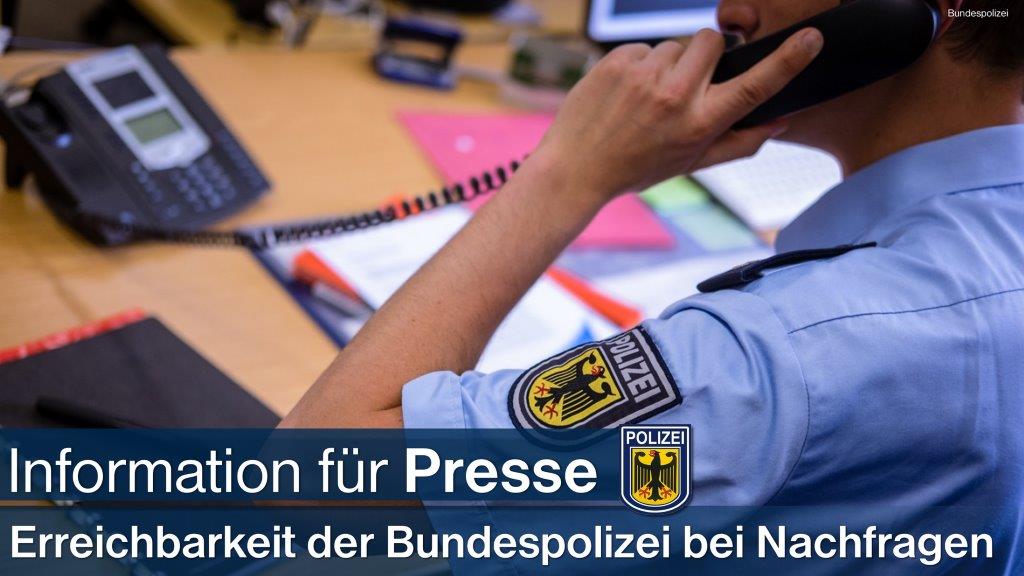 Pressevertreter/innen können uns unter folgender Rufnummer erreichen ☎️ 0172 - 3017295
#BPolRazzia