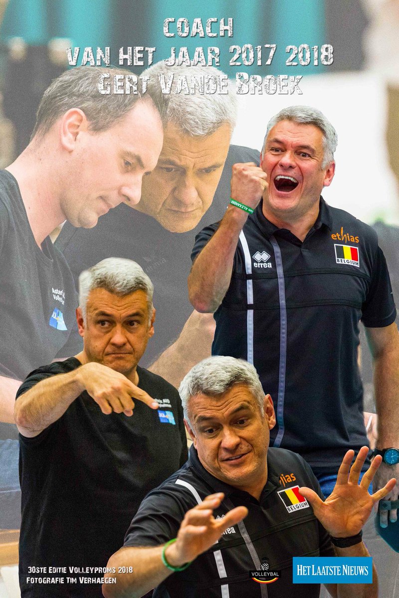 3 Yellow Tigers in de prijzen op de Belgische VolleyProms 2018 🐯 ! Coach vh Jaar: G VANDE BROEK. Speelster &amp; MVP vh jaar: C VAN GESTEL. Yellow Tiger vh jaar: Kaja Grobelna <a href="/BeVolleyMag/">BeVolleyMagazine</a>