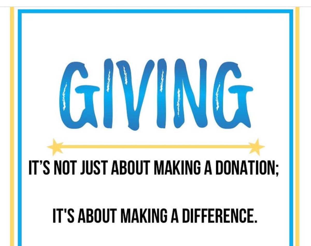 Giving comes in all forms...Time, Love, Food, Shelter, Clothes...what can you give to make a difference in someone else’s life?
#givingtuesday #givingtocharity #givingback #givingbacktoourcommunity #givingisliving