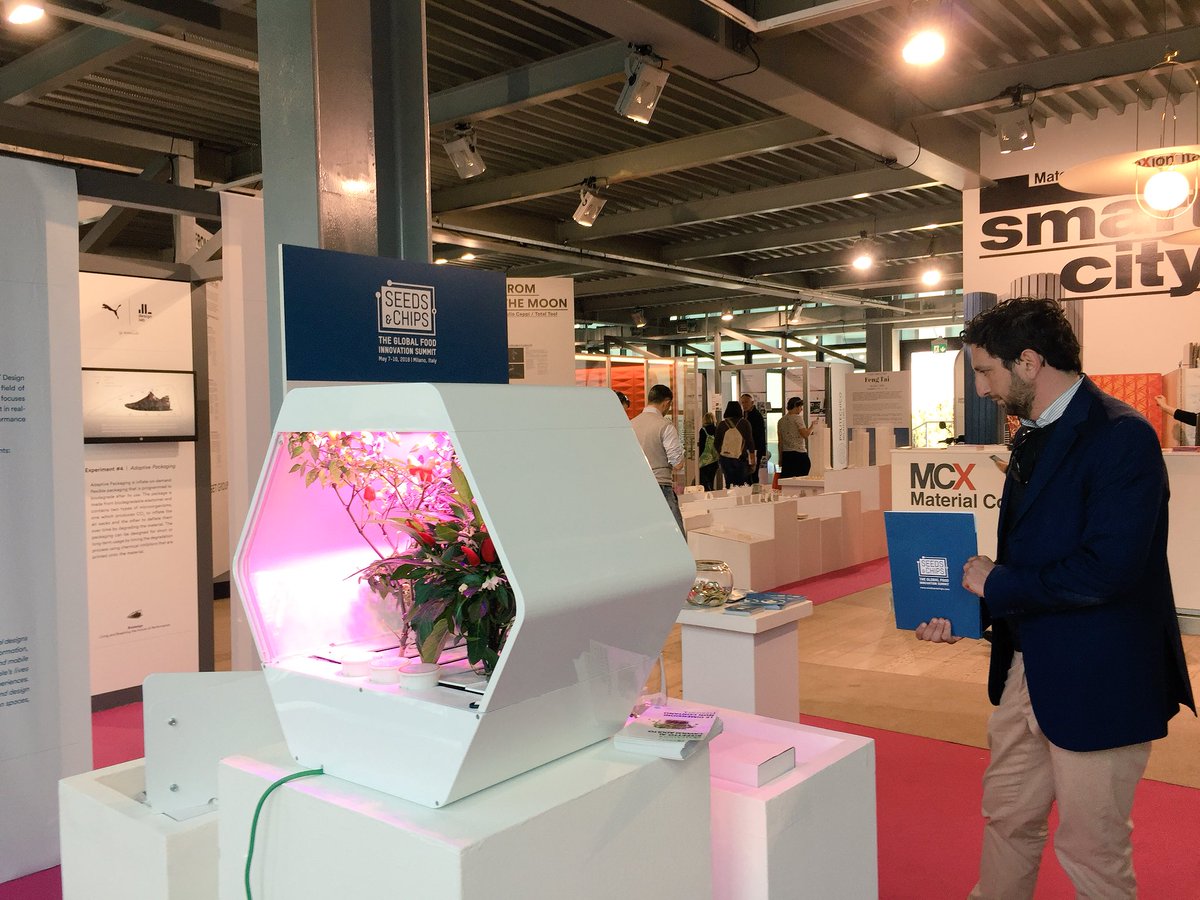 #FoodInnovation è design! Un assaggio di #Sac18 alla #MilanoDesignWeek2018 spazio #SmartCity