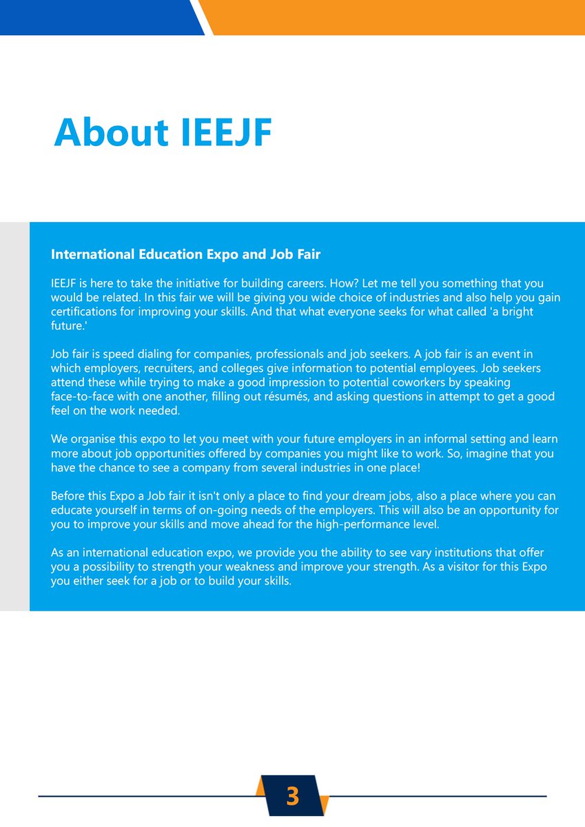 IeejfOrg's tweet image. Are you an employer/institution? Wish to increase your brand awareness? Book your booth today itself.  For more details, Badreya Al-Hajri(+965 508 44805)
ieejf.org 
#employer #Jobfair #job #career #candidates #jobTraining #jobOpening #jobSeekers #HigherEducation