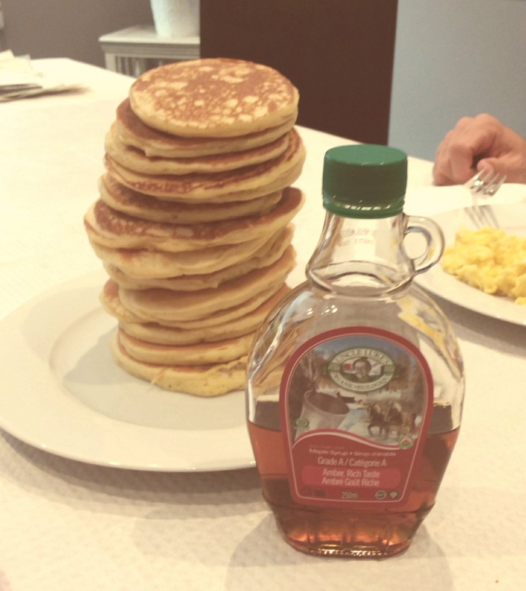 Its a pancake breakfast morning #ONStorm