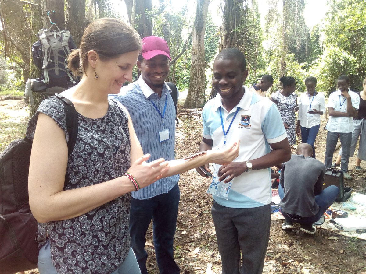 Field biology activities held today as part of #AfricaOSH