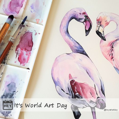 It's World Art Day!
#WorldArtDay #WorldArtDay2018