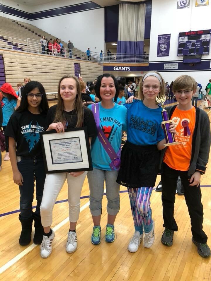 rlawrence_pike's tweet photo. I coached these math nerds back when they were shorter than me. So proud that they have continued math pentathlon into middle school.  @PikeSchools #pikeproud #nerdup #pentathlonprincess https://t.co/dLjRQ4zsZ4
