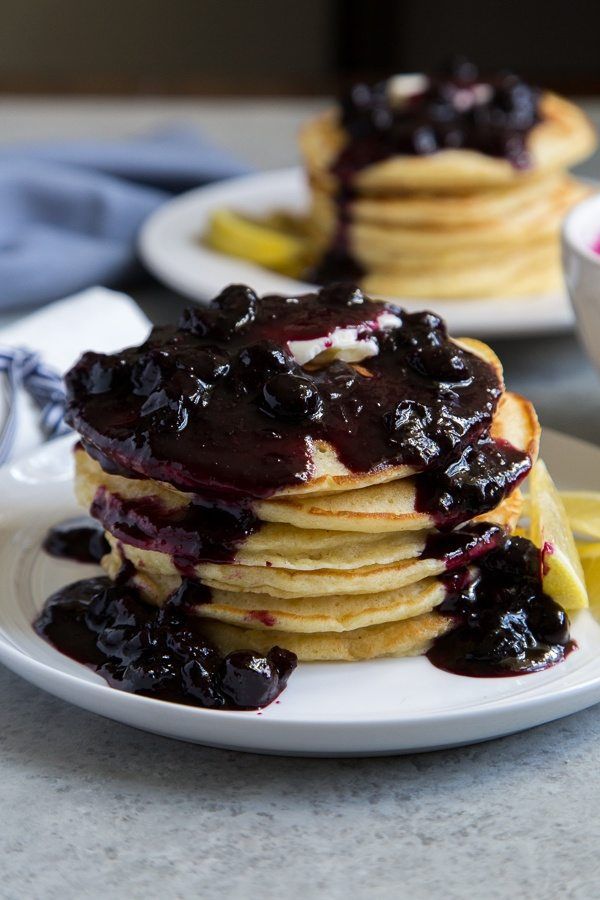 RecipeGirl's tweet photo. A weekend must-have! Lemon Pancakes with Blueberry Sauce https://t.co/NgwQYaY5OI https://t.co/fXtAU7dYBa