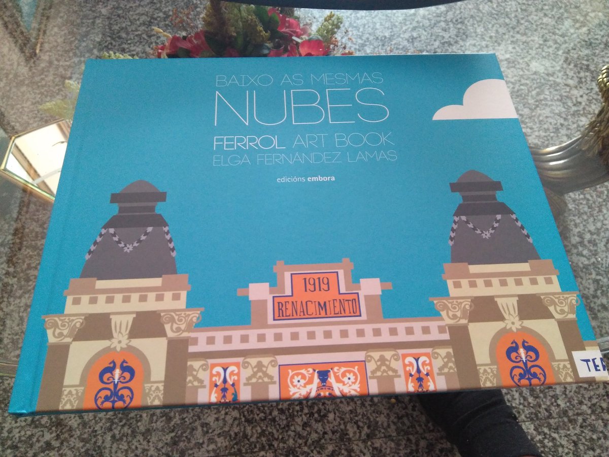 AvanzaEnfEpS's tweet photo. Encantoume o art book "Baixo as mesmas nubes" de Elga Fdez. Lamas #OrgulloFerrolano #Ferrol #FerrolExiste Gracias polo apoio de @FerrolOficial nestas VI Xornadas de @agefec #AGEFEC2018. Para cando a ruta desastre nubes? https://t.co/TxKhNCz9sy