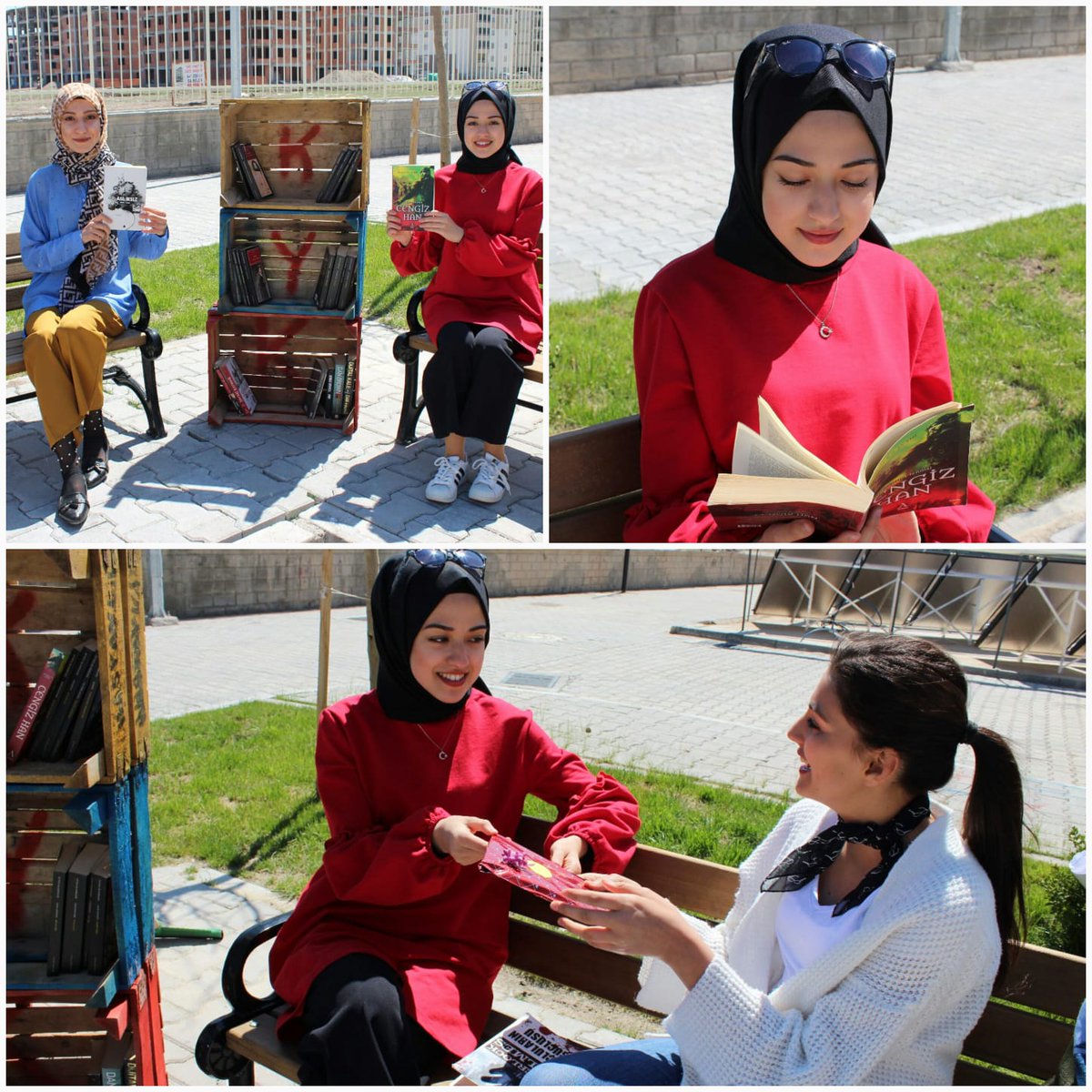 SivasKYGM's tweet photo. Şarkışla Yurdu öğrencilerimiz Hediyeleşmek Sünnettir diyerek birbirlerine Dünyanın en güzel hediyesi olan içinde hazineler barındıran Kitaplar hediye ederek 📚 Benden Sana, Senden okuyan Türkiye' ye Mesajı verdiler.
Tebrikler Arkadaşlar...👏 https://t.co/yqjcqn1b54