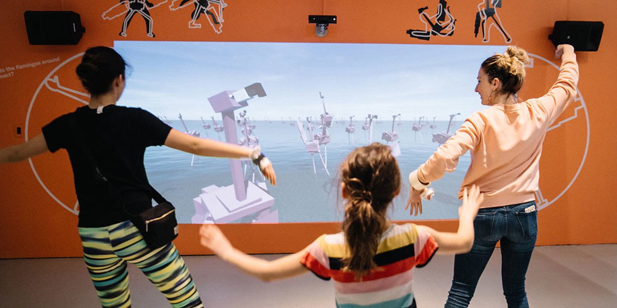 TIFF_NET's tweet photo. Technology and activism dance together in Kristin Lucas’ DANCE WITH FLARMINGOS—a mixed-reality experience paying homage to the flamingo, an embattled victim of environmental neglect, by staging kinship from an ethical distance.

https://t.co/NokWAaJuCd #digiPlaySpace https://t.co/ChOdiHX80G