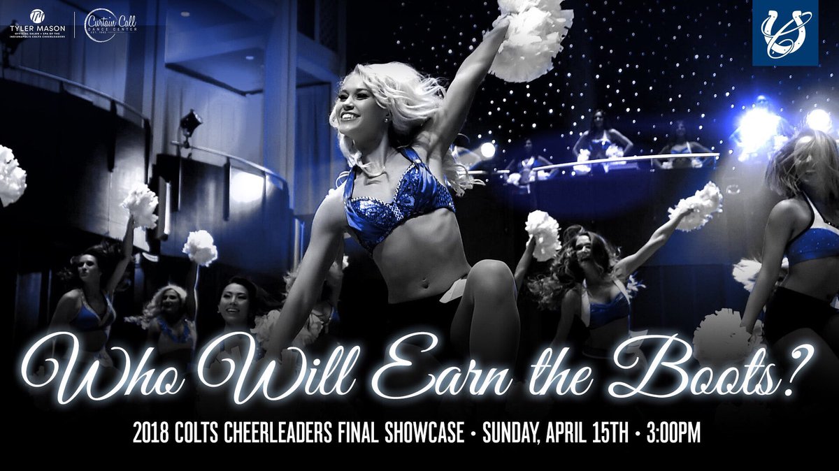ColtsCheer's tweet photo. Today our 2018 Colts Cheerleaders will be named! ✨  Be there to witness the magic or tune in to our live stream on https://t.co/cA6HfQSSDF at 3pm

Tickets Available Here: 
https://t.co/urviTMqWRz https://t.co/5V1N3UUKfy
