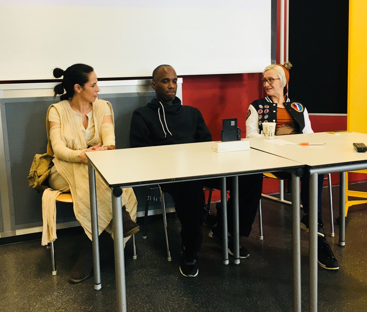 LSWCCLuxembourg's tweet photo. #lswcc with @Phoenix_James at the Star Wars Panel at #luxcon2018. Answering all questions. https://t.co/UNq32W1pkl