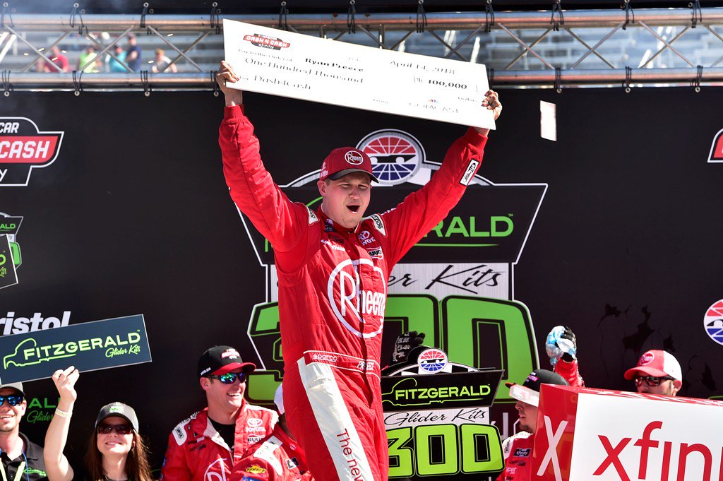 NewsFromThePits's tweet photo. .@RyanPreece_ Doubles Up, Grabs @XfinityRacing win and #Dash4Cash Bonus at @BMSupdates --> https://t.co/kUL40Ng0EO #NASCAR #NXS #Fitzgerald300 https://t.co/aIzEKneAfj