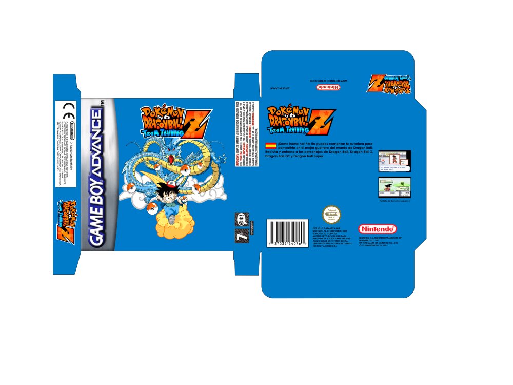 CajasRetro's tweet image. Pokemon Dragon Ball Z Team Training