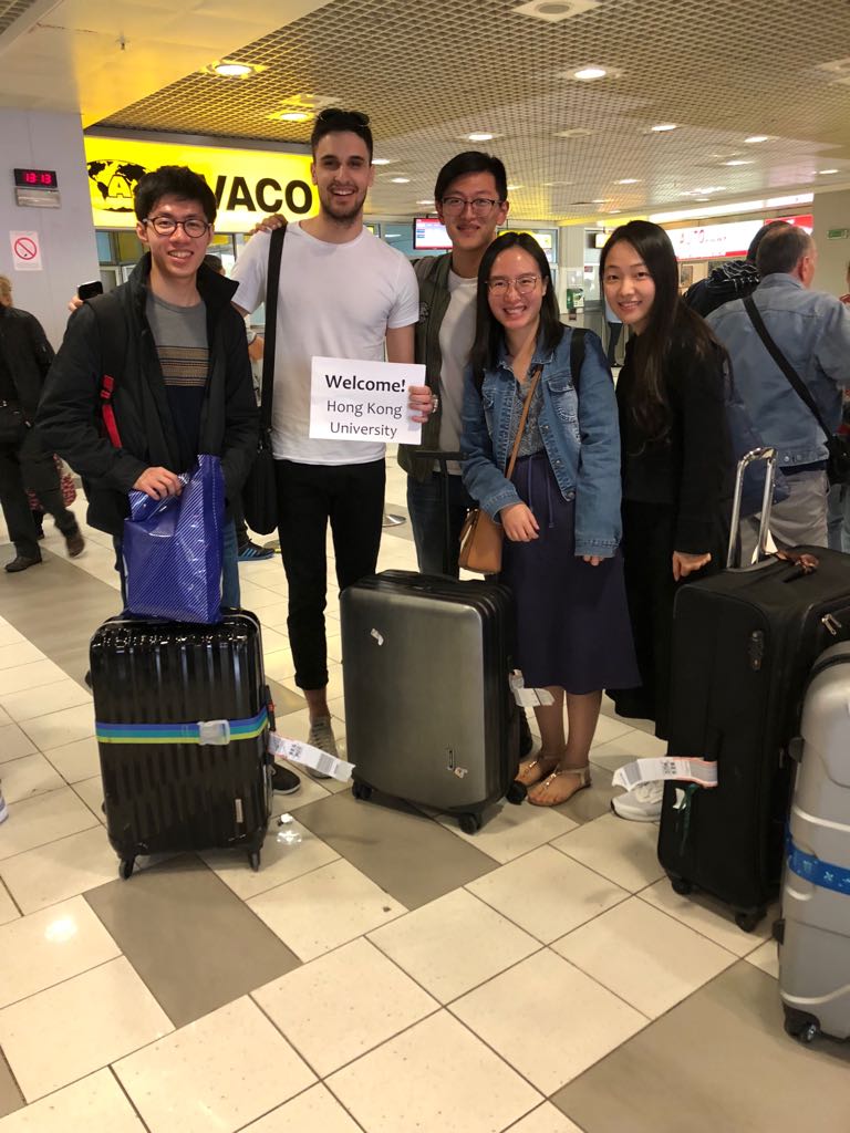 ''Another team coming from the other side od the globe, but jet lag isn't a problem for them. They are ready for the BBICC 2018 experience! Welcome Hong Kong University!''