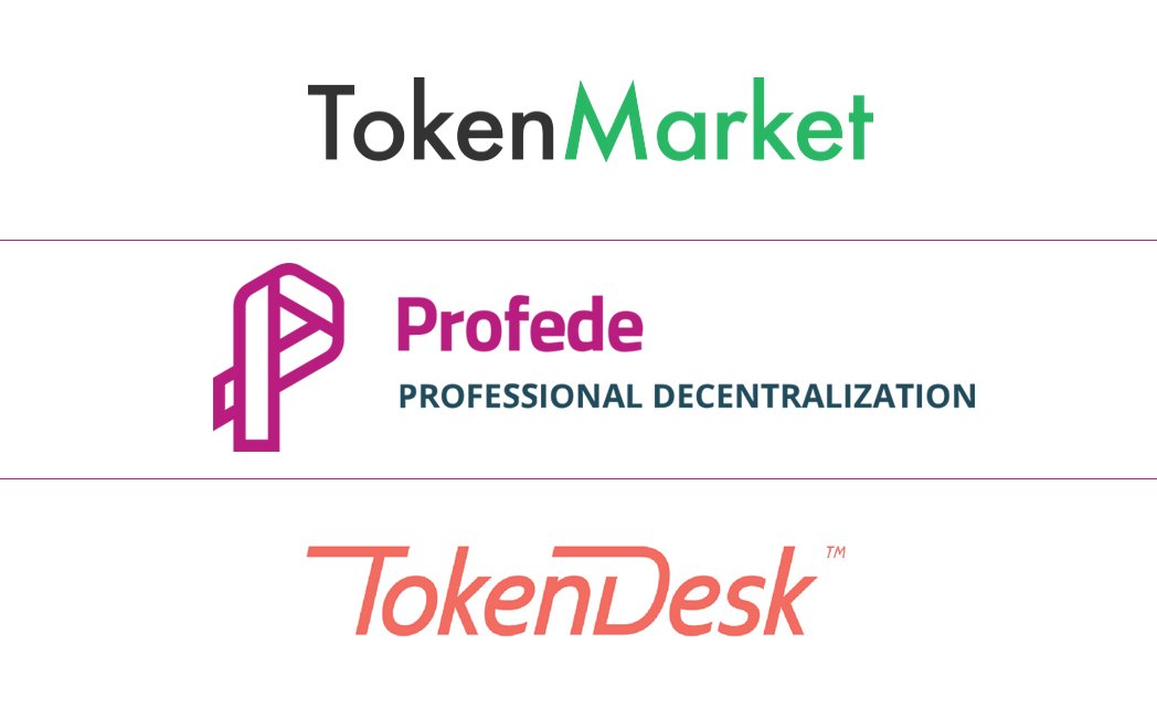 ProfedeOfficial's tweet photo. You can find us on @tokenmarket and @tokendesk too! 

https://t.co/lPDINRAwBn
https://t.co/PPF7uMEmSD 

#Profede #TokenMarket #TokenDesk #ICO #ETH #Cryptocurrency #Crypto #Token #TokenSale #CryptoTrader #Blockchain #PATO #Investment #ROI https://t.co/63QgeR0itg