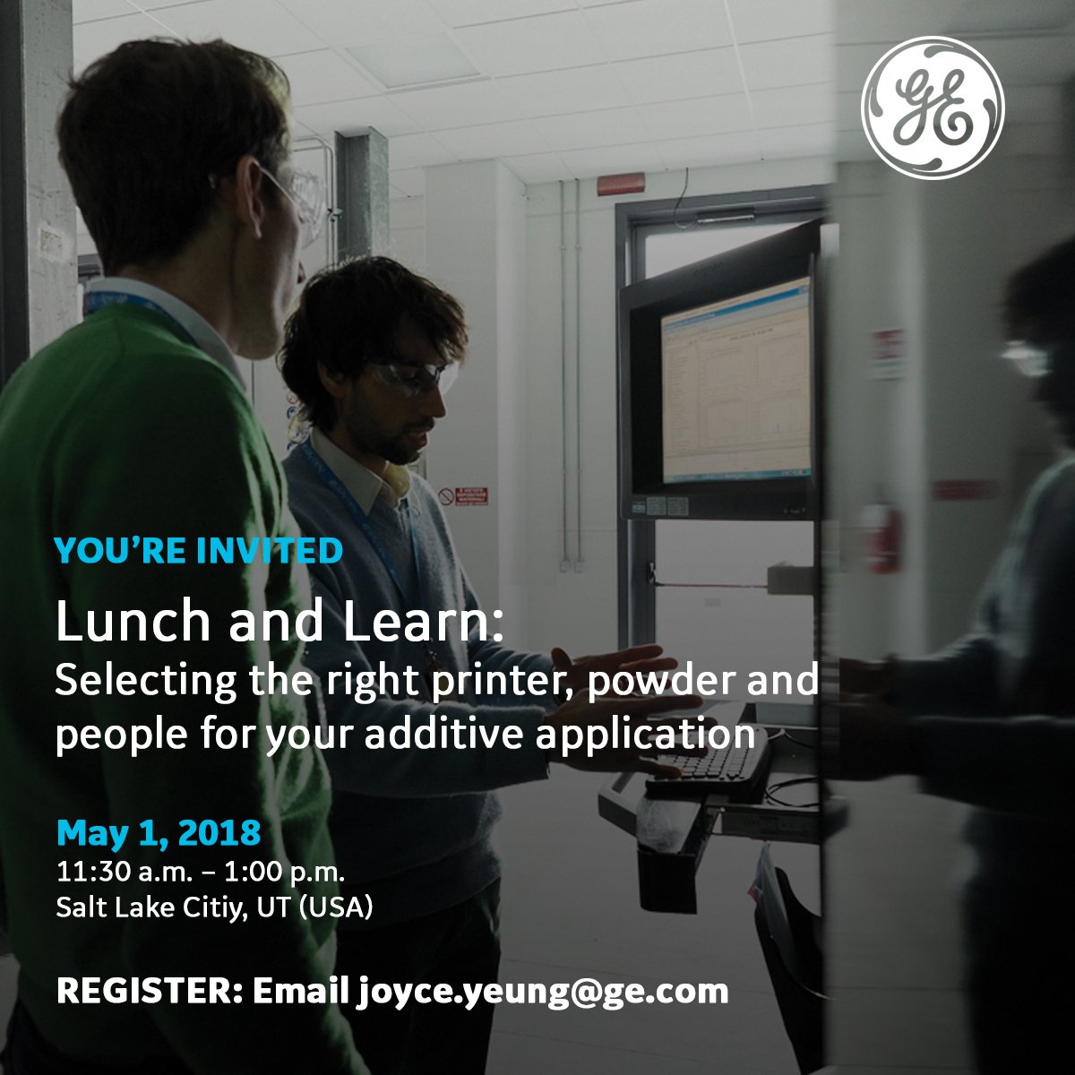 GEAdditive's tweet photo. Getting into metal AM can be daunting, considering the various #additive technologies and powder materials on the market. How do you identify which one is right for your application? Join our hands-on workshop and #ExperienceGEAdditive. Register now! https://t.co/HFjYBqKN93 https://t.co/GQtTbXgxaB