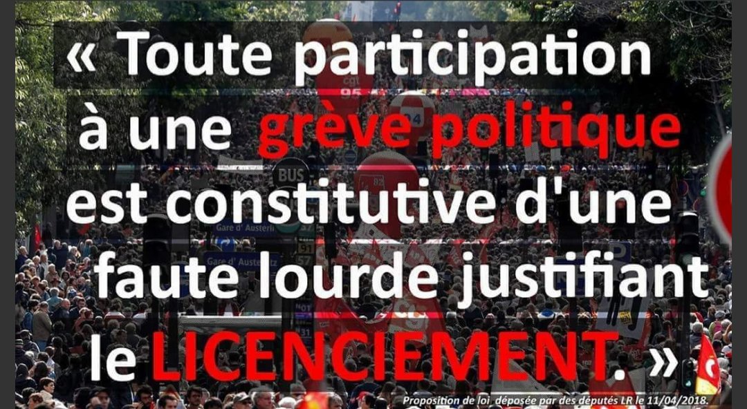 CgtTuifrance's tweet photo. Proposition de loi présentée à
 l 'assemblée visant à restreindre le droit de grève 😠 https://t.co/YYunH6q4CC