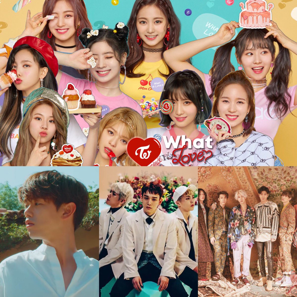 Kpop_Comebacks's tweet photo. 《Week April 8 - 14》
9 #TWICE What Is Love
10 #EXO_CBX Blooming Day
11 #EricNam Honestly
12 #SUPERJUNIOR Lo Siento https://t.co/94WTq2tZOA