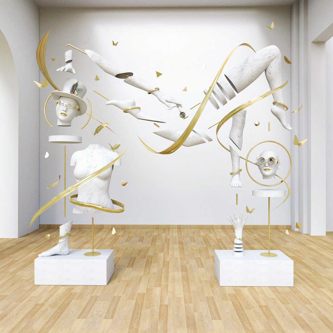 meloinfante's tweet photo. #36days_m is for Mad mannequin in motion ! #36daysoftype05 @36daysoftype 
#arnoldrender #mad #mannequin #motion #graphicdesign #motiondesign #mograph #artdirection #installation  #digitalart #3dillustration #design #typography #cgi #c4d #dazstudio #cinema4d #display #fashion https://t.co/qjtfXKqijN