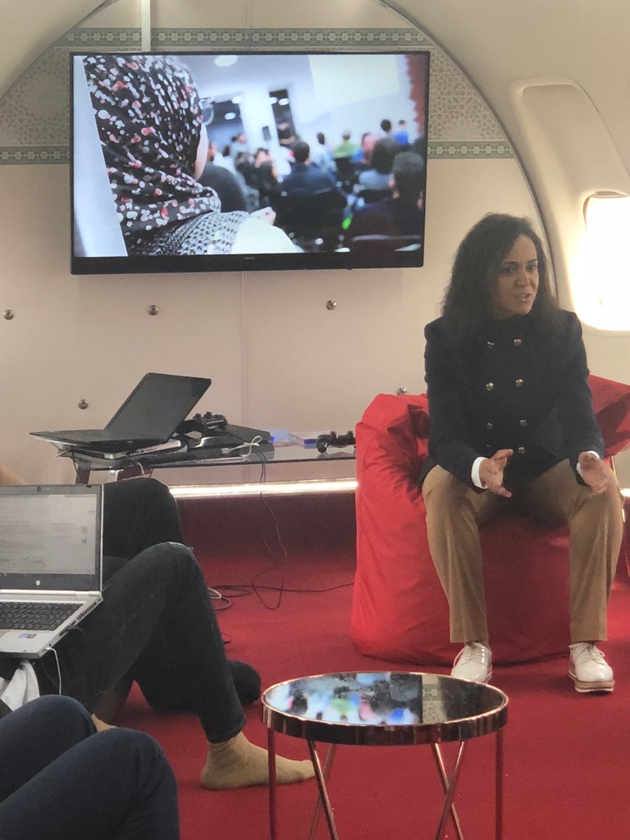 sanaatazi's tweet photo. Merci à @NezhaLarhrissi pour ce partage d’expérience #RAM747 @royalairmaroc https://t.co/rucp5mY9p7