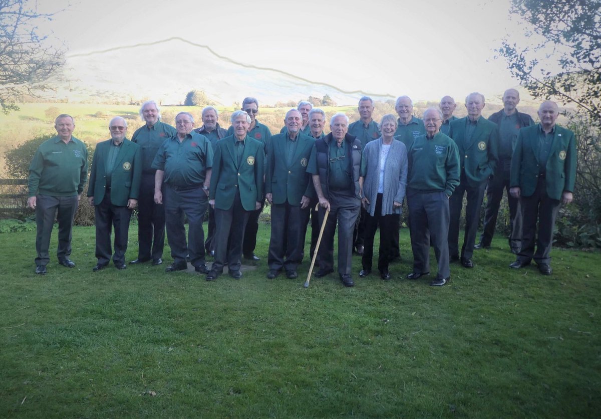 TalgarthMChoir's tweet photo. We sing yesterday in a yurt at the base of the Brecon Beacons to celebrate Kim Brook’s 80th birthday. A happy occasion in a beautiful location. https://t.co/IZnOGrb9UN