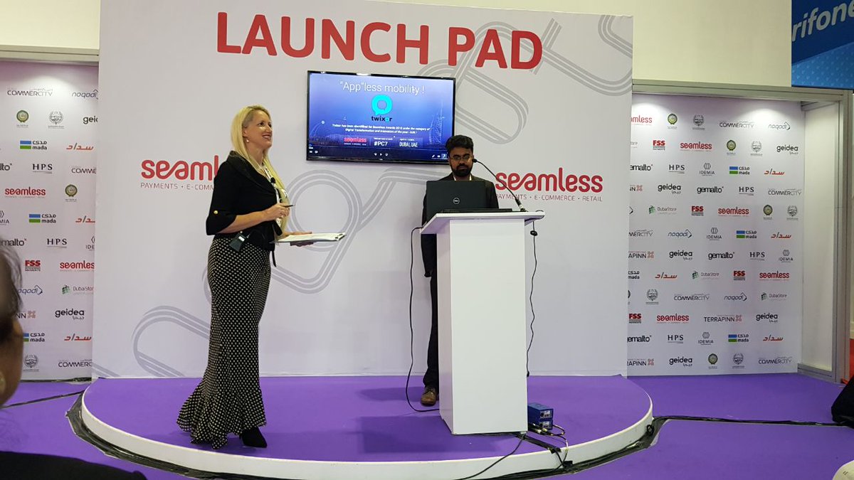 twixor_digital's tweet photo. @peednas earlier at the launch pad session talking about "App"less mobility!
#seamlessDXB #launpad #CX #applessmobility https://t.co/8SczL8DKzw