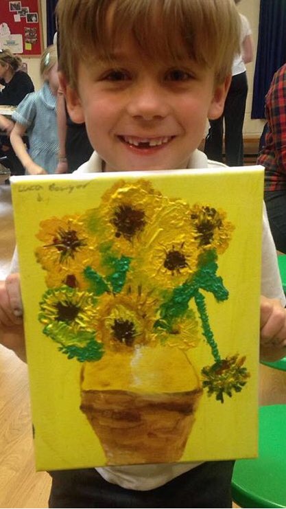 rpbowyer's tweet photo. @SundayBrunchC4 picture my 8 year old son did at school. One proud boy and proud parents!! https://t.co/ndrowNvgjF