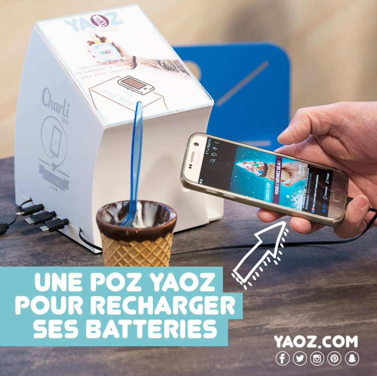 Yaoz_Officiel's tweet photo. plus de batterie sur votre #smartphone ?
une pose chez @Yaoz_Officiel s'impose !
#gaufre #yaourtglace #Bubblegaufre #toppings #crepe #Chococup ou tout simplement un #café un #chocolat ou un #thé RDV au ...
#VieuxLyon 41 rue Saint-Jean de 13h à 19h30 le Dimanche .... https://t.co/nSEA3gSR2U