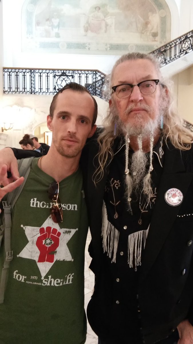 MrMcBride121's tweet photo. #GonzoFest2018
Hanging with #OutlawPoet #RonWhitehead at #Louisville #Free #PublicLibrary https://t.co/dLB7dCsCA0