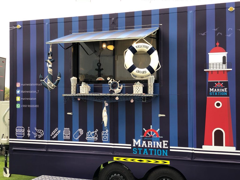 Marinestation_T's tweet photo. Our participant at Al Mouj golf 13th &amp;14th April..Thanks to all the visitors hope you were all satisfied 🙏🏼❤️.             @muscateat @OmanFoodTrucks             #food #burgers #cheese #yummy #tasty #delicious #mishkak https://t.co/VWkJMnys0a